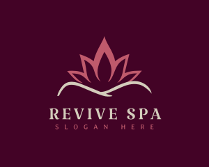 Lotus Wellness Spa logo design