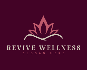 Lotus Wellness Spa logo design