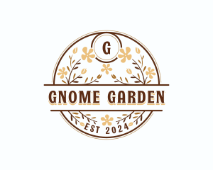 Floral Garden Wedding logo design