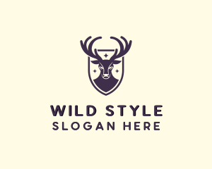 Wild Deer Animal logo design