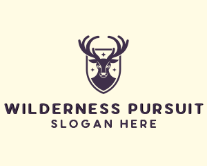 Wild Deer Animal logo design