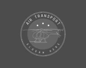 Helicopter Transport Flight logo design