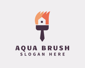 Paint Brush House logo design