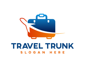 Airplane Baggage Logistic logo