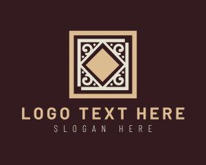 Floor - Ornate Tile Flooring logo design