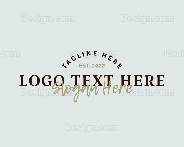 Rustic Hipster Business Logo