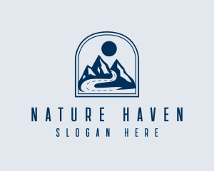 Highway Road Nature logo design