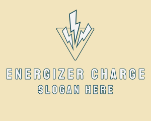 Electric Lightning Bolt logo design