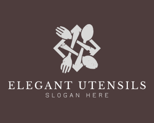 Dining Cutlery Restaurant logo design