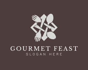 Dining Cutlery Restaurant logo design