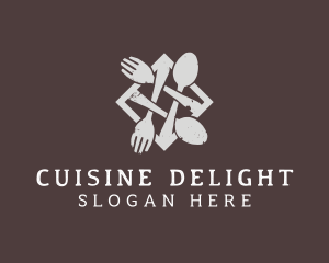 Dining Cutlery Restaurant logo design