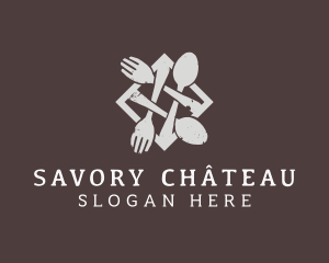 Dining Cutlery Restaurant logo design