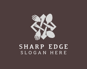 Dining Cutlery Restaurant logo design