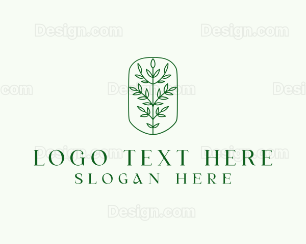 Tree Plant Gardening Logo