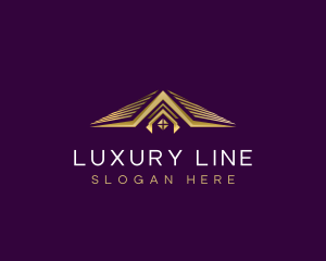 Roof Luxury Builder logo design