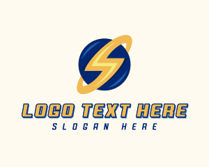 Electrician Lightning Letter S logo