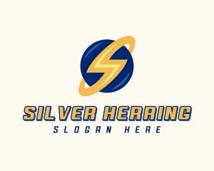 Electrician Lightning Letter S logo design