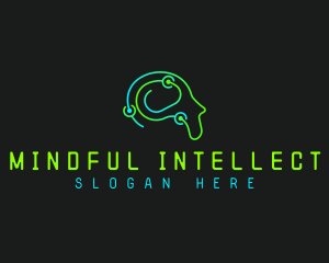 Humanoid Tech Mind logo design