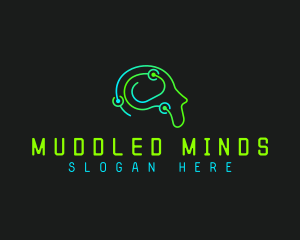 Humanoid Tech Mind logo design