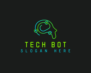 Humanoid Tech Mind logo design