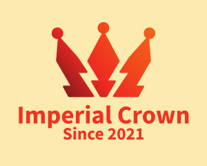 Electric Royal Crown  logo design