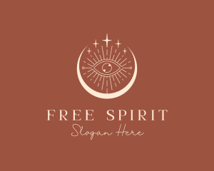 Bohemian Spiritual Eye logo design