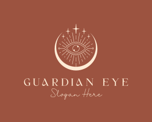 Bohemian Spiritual Eye logo design