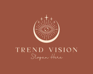 Bohemian Spiritual Eye logo design