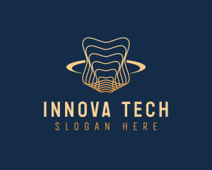 Science Tech Waves logo design