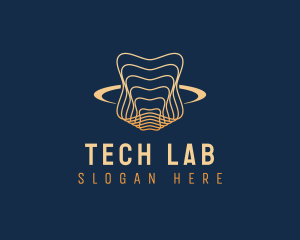 Science Tech Waves logo design