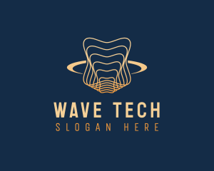 Science Tech Waves logo design