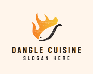 Fire Fish Restaurant logo design