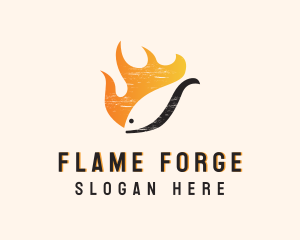 Fire Fish Restaurant logo design