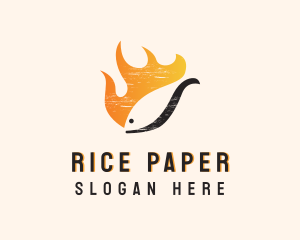 Fire Fish Restaurant logo design