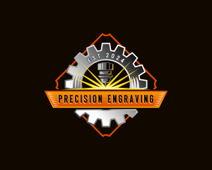 Laser Industrial Engraving logo design