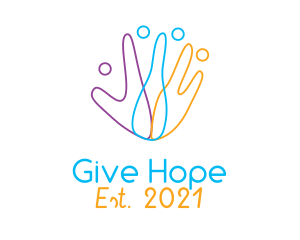 Happy Helping Hands logo design