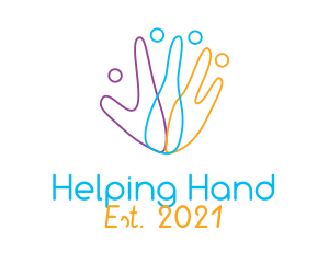 Happy Helping Hands logo design