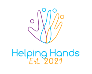 Happy Helping Hands logo design