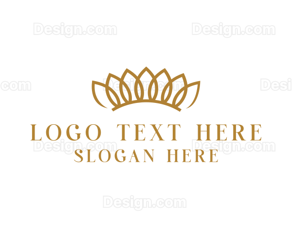 Petal Floral Crown Logo