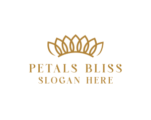 Petal Floral Crown logo design