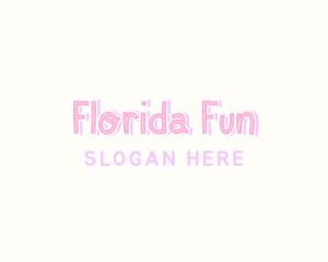 Pastel Fun Wordmark logo design