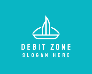 Sailboat Travel Trip logo design