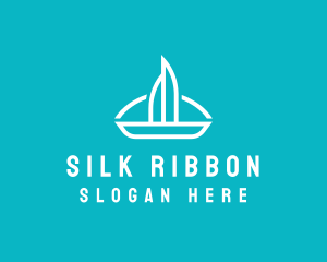 Sailboat Travel Trip logo design