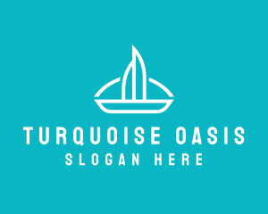 Sailboat Travel Trip logo