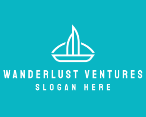 Sailboat Travel Trip logo