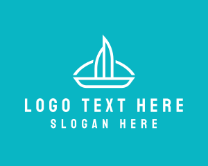Travel - Sailboat Travel Trip logo design