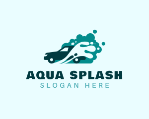 Water Splash Car Washing logo design