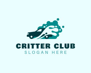 Water Splash Car Washing logo design