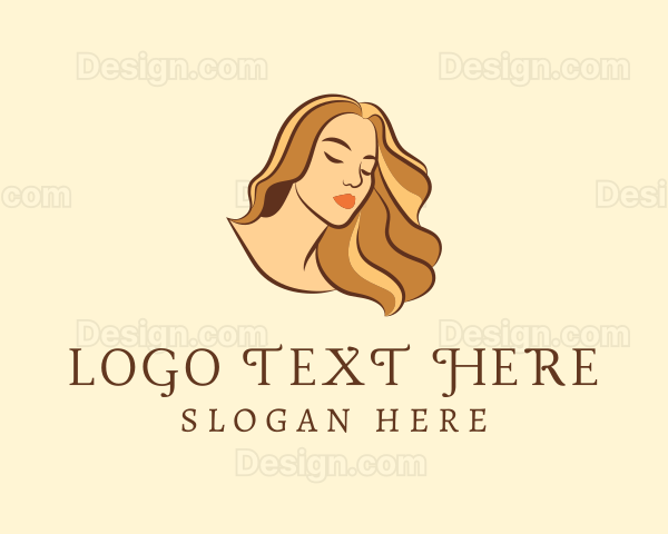 Woman Hair Salon Logo