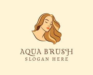 Woman Hair Salon logo design